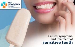 Treatment of sensitive teeth in dental clinic